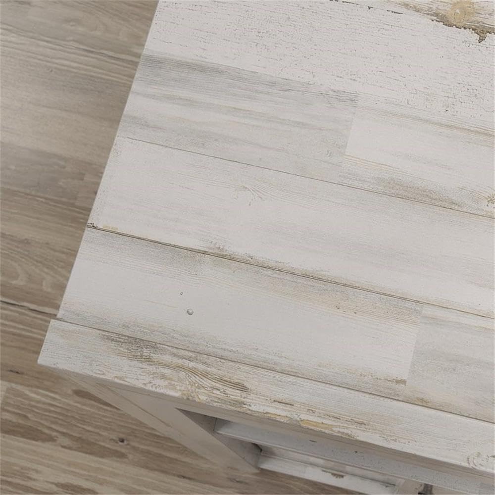 UrbanPro Traditional L-Shaped Desk - Engineered Wood White Plank for Home Office, Gaming & Study - Modern Workstation with Ample Space
