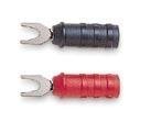 Pomona Electronics 6203 Spade Lug with Banana Jack Set - 10 Pack - High Quality Electrical Connectors for Test Leads, Speaker Wires & DIY Projects - Perfect for Home Audio, Car Stereo & Electronics Repair