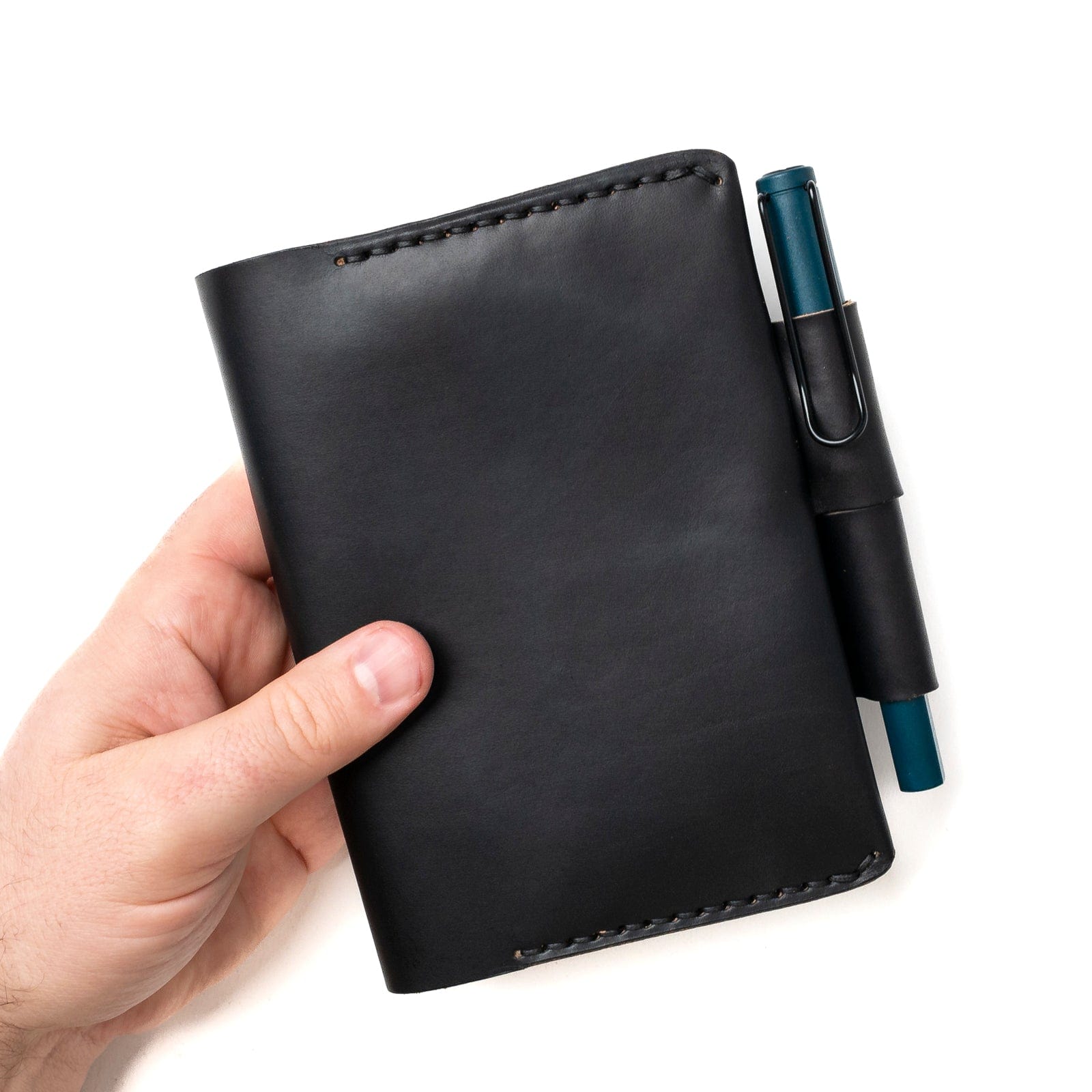 Premium Leather Leuchtturm1917 Pocket Notebook Cover - Slim Protective Case for A5 Notebooks - Perfect for Journaling, Sketching & Daily Planning