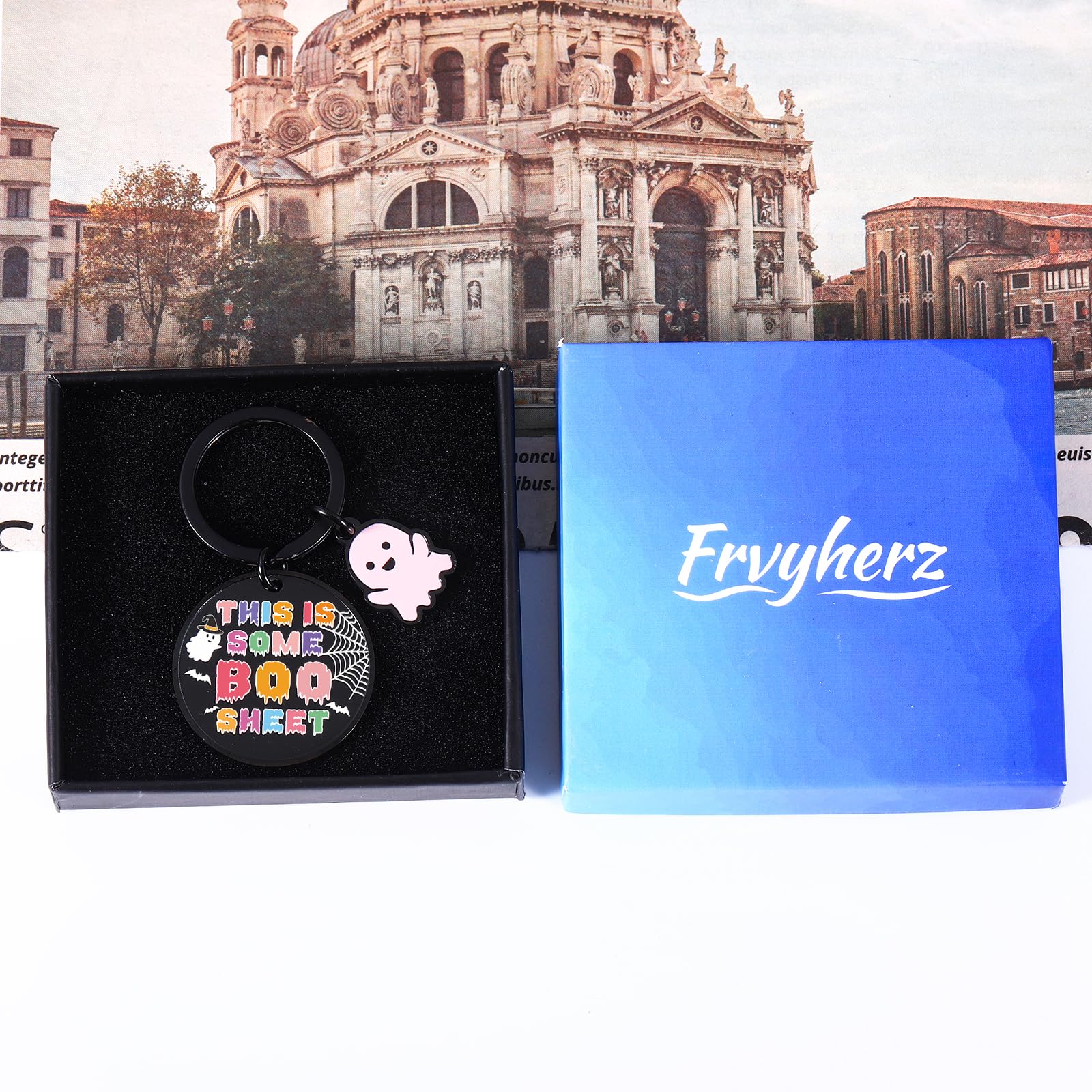 Valentine's Day Gifts for Her - Cute Ghost Keychain & Unique Spooky Gifts for Girlfriend, Women & College Girls | Scream Merch, Ghost Stuff & Birthday Presents | Perfect for Halloween, Dorm Decor & Friend Gifts