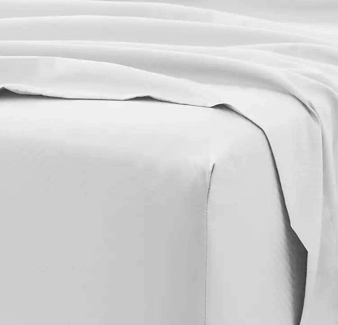 100% Organic Cotton Sheets King Size - 4 PC Set, 1000-Thread-Count Luxury Sateen Weave, Breathable & Eco-Friendly Bedding for 8
