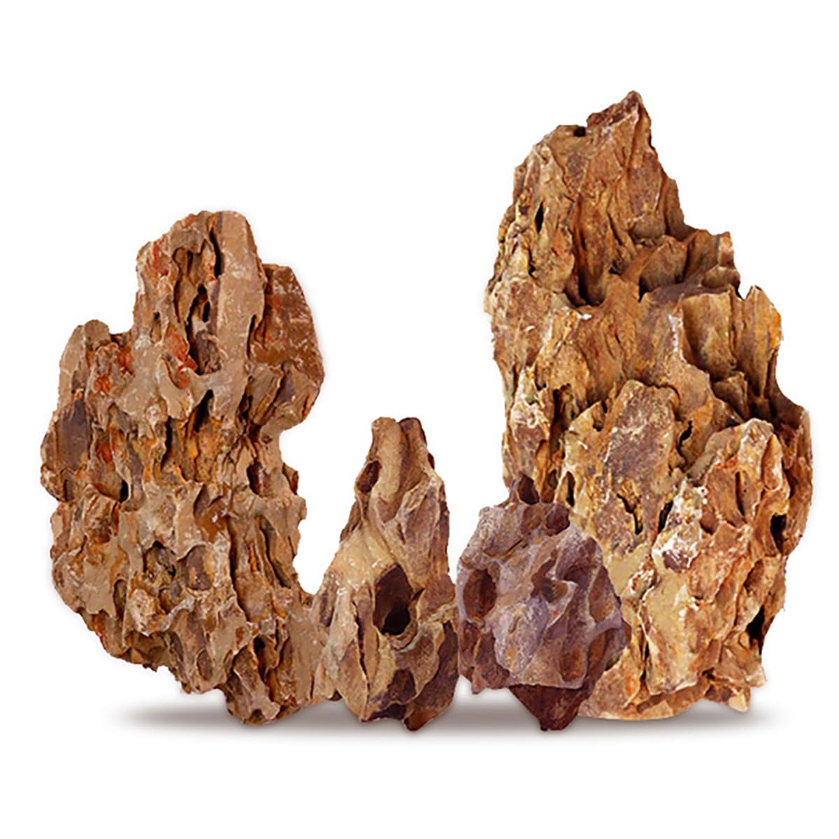 Natural Dragon Stone Aquarium Rocks - 10lb Mixed Sizes for Aquascaping, Fish Tank Decoration & Micro Landscapes | Perfect for Freshwater Shrimp Tanks, Betta Habitats & Zen Water Features