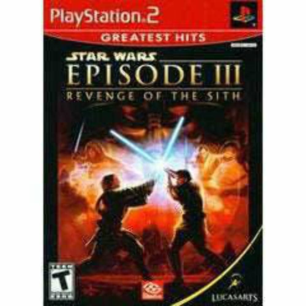 Star Wars Episode III Revenge of the Sith PS2 Game - Action Adventure Video Game for PlayStation 2 Console - Relive the Epic Clone Wars Battle (Great for Star Wars Fans & Retro Gaming Collectors)