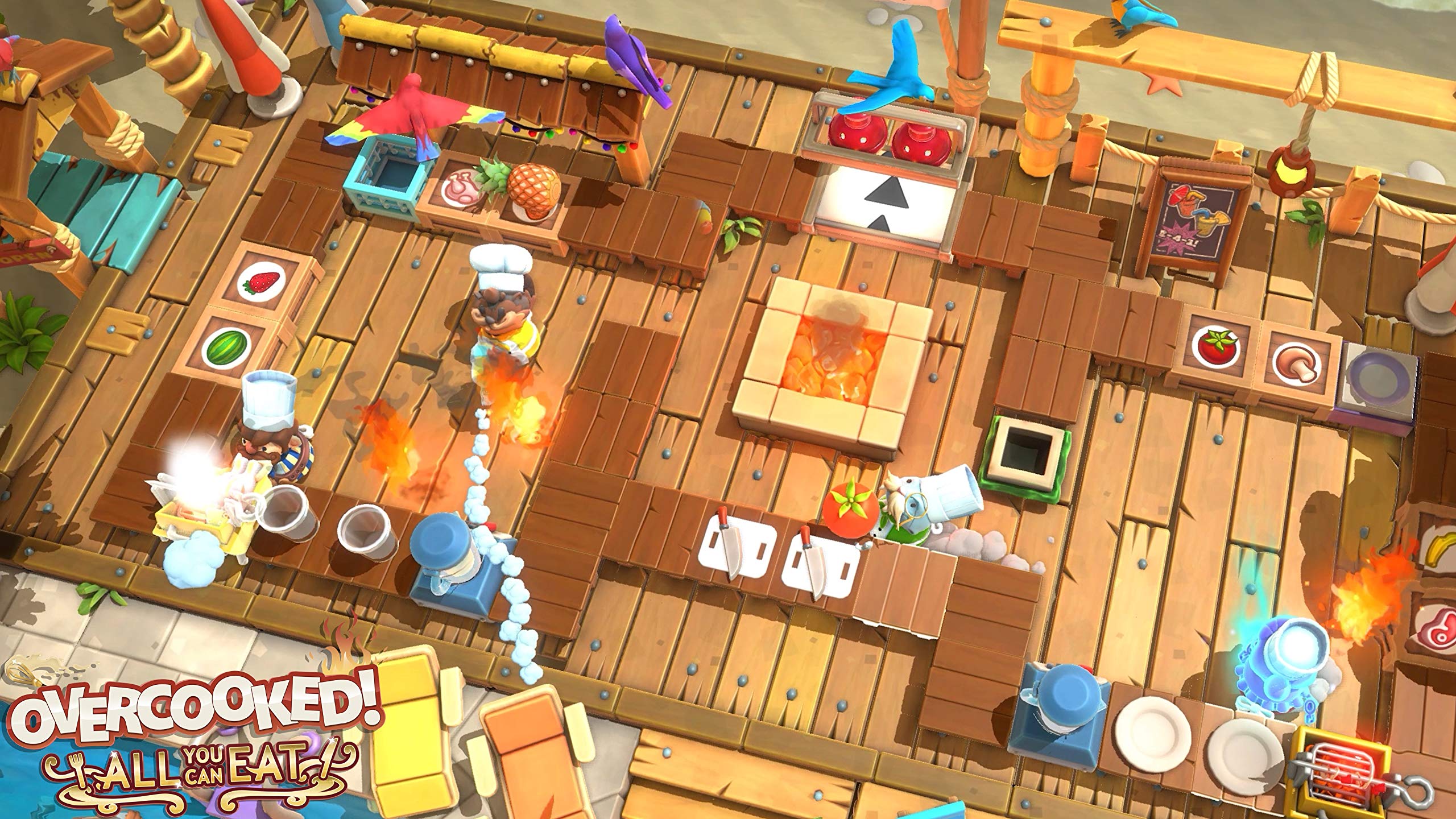 Overcooked! All You Can Eat - Xbox Series X Game | Multiplayer Cooking Simulation for Family & Friends Game Nights
