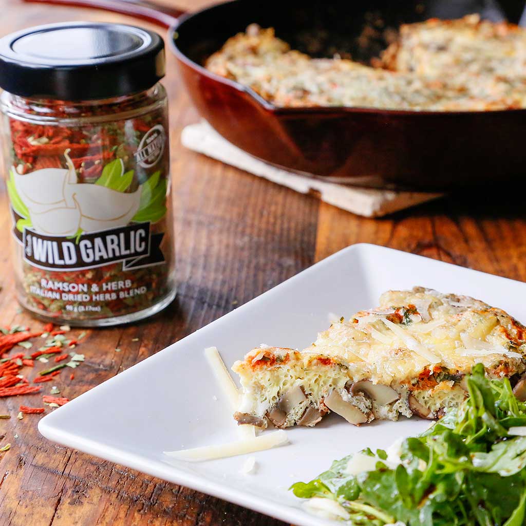 Olivelle Wild Garlic Dried Herb Blend 3.17oz (90g) - Premium Organic Seasoning for Cooking, Soups & Salads - Perfect for Italian & Mediterranean Dishes