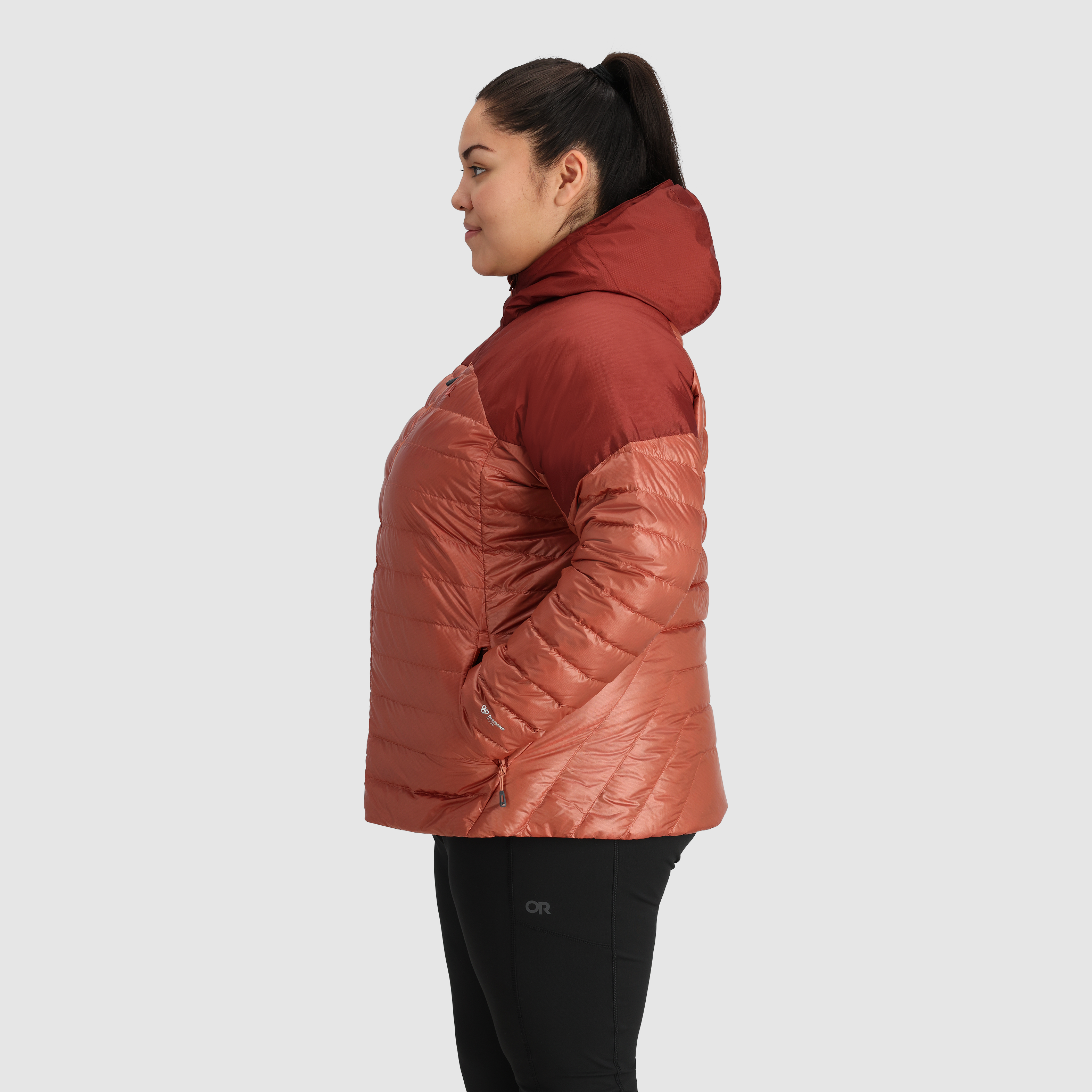 Lightweight Women's Helium Down Hoodie Jacket - Waterproof & Windproof Winter Coat for Hiking, Skiing & Outdoor Activities