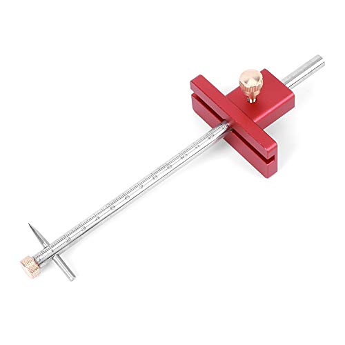 Premium Aluminum Alloy Woodworking Marking Gauge & Measuring Ruler for DIY Woodworking Projects, Cabinets, and Box Making - Perfect for Carpentry, Furniture Building, and Crafting