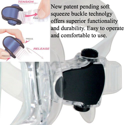 Promate Premium Snorkeling Set - Scuba Dive Fins, Anti-Fog Mask & Dry Snorkel - Complete Gear for Ocean Swimming & Underwater Exploration (Model SCS0073) - Perfect for Beach Vacations, Coral Reef Tours & Family Water Activities