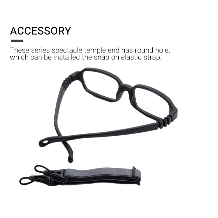 Unbreakable Flexible Kids Glasses with Adjustable Strap for Ages 3-5 Years - 6031 - Perfect for Playtime, Sports & Active Toddlers