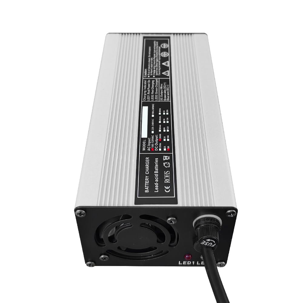 Abakoo 24V 8A XLR Battery Charger for 1450, M51, Sunrise Medical Wheelchairs - Power Supply for Mobility Scooters & Electric Wheelchairs - Perfect for Home & Travel Use