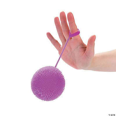 12 Pack Porcupine Balls - Bulk Puffer Yo-Yo Toys for Kids Party Favors & Classroom Rewards - Includes Display Box - Fun Stress Relief & Sensory Play Toys