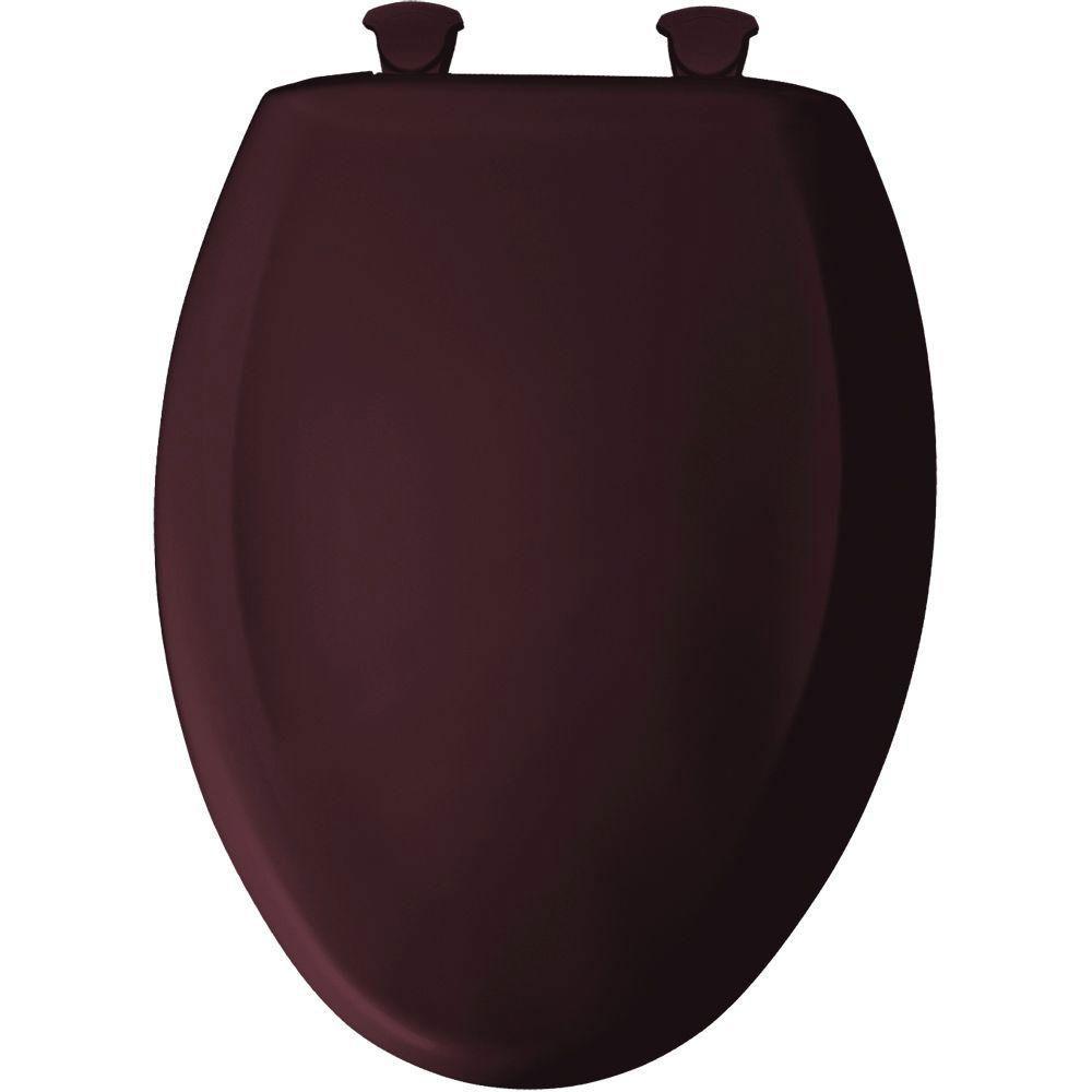 Bemis Slow Close STA TITE Elongated Toilet Seat with Secure Fit - Merlot 529788 | Durable, Quiet Closing for Bathroom Comfort | Perfect for Modern Homes & Commercial Spaces