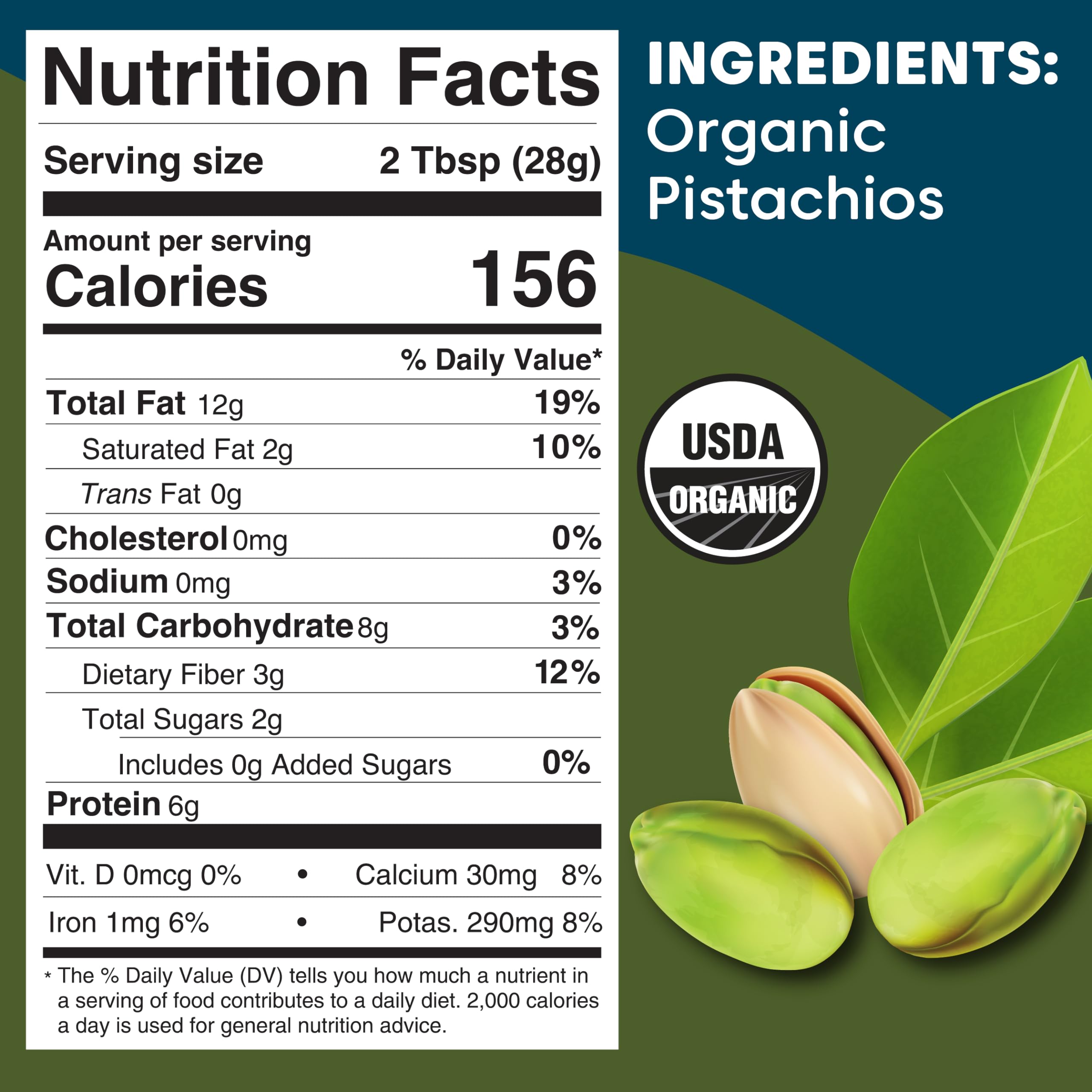 Organic Raw Pistachio Butter - 100% Pure, Unsweetened, California-Grown (7 lb - 1 Gallon) | Perfect for Desserts, Baking, Smoothies & Healthy Snacks | Vegan, Keto & Paleo Friendly