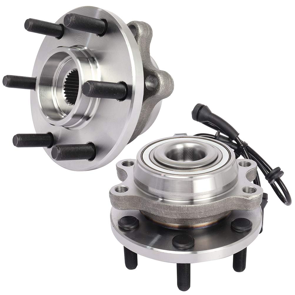 515065 Front 6 Lugs Wheel Hub Bearing Assembly Compatible with Nissan Frontier 2005-2017 & Xterra 2005-2015 - Durable Replacement for Smooth Off-Road & Daily Driving