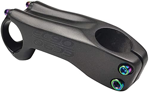 31.8mm Carbon Fiber Road Bike Stem - Lightweight MTB/XC Handlebar Stem 6° & 17° Angle (70/80/90/100/110/120/130mm) for Mountain & Road Bikes - Perfect for Racing, Commuting & Trail Riding