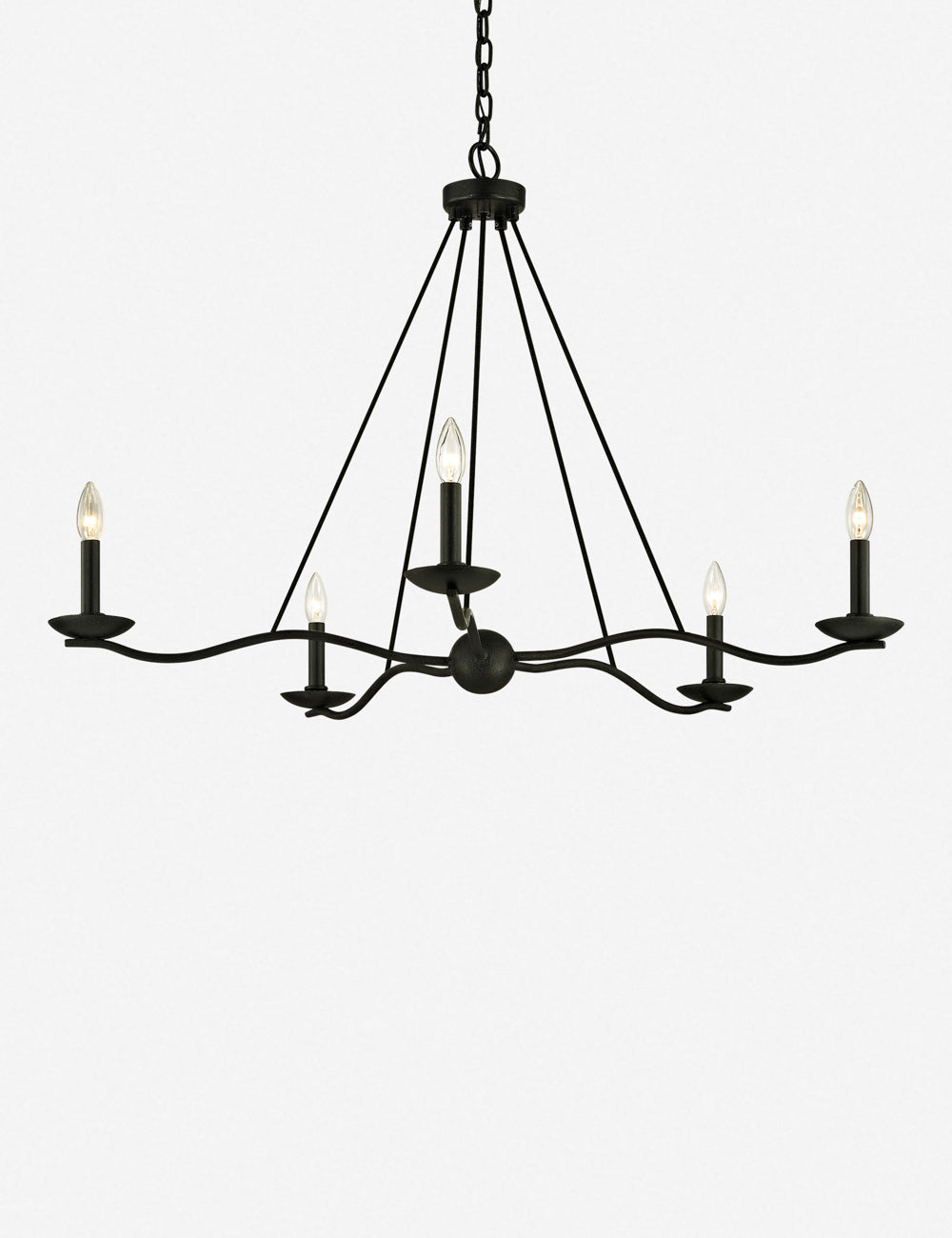 Atherton Crystal Chandelier - Elegant Modern Ceiling Light Fixture for Dining Room, Living Room & Bedroom - Perfect for Home Decor & Wedding Venues