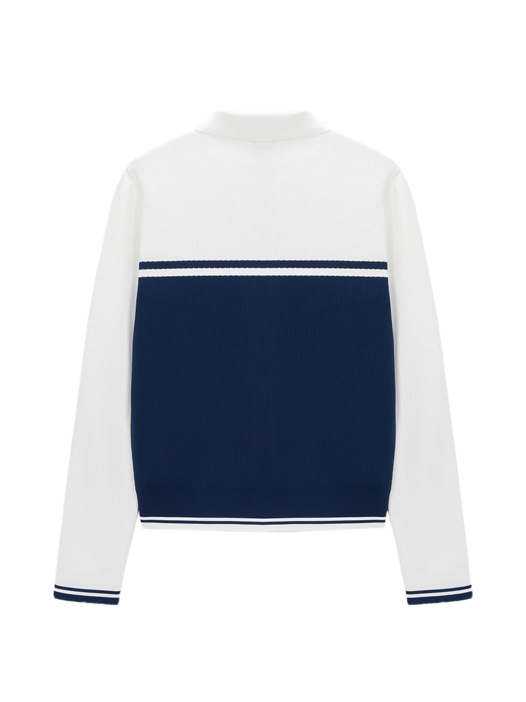 Women's Tech Knit Zip Up Cardigan Sweater - Navy Blue | Lightweight Stretchy Comfort for Work, Travel & Lounge Wear