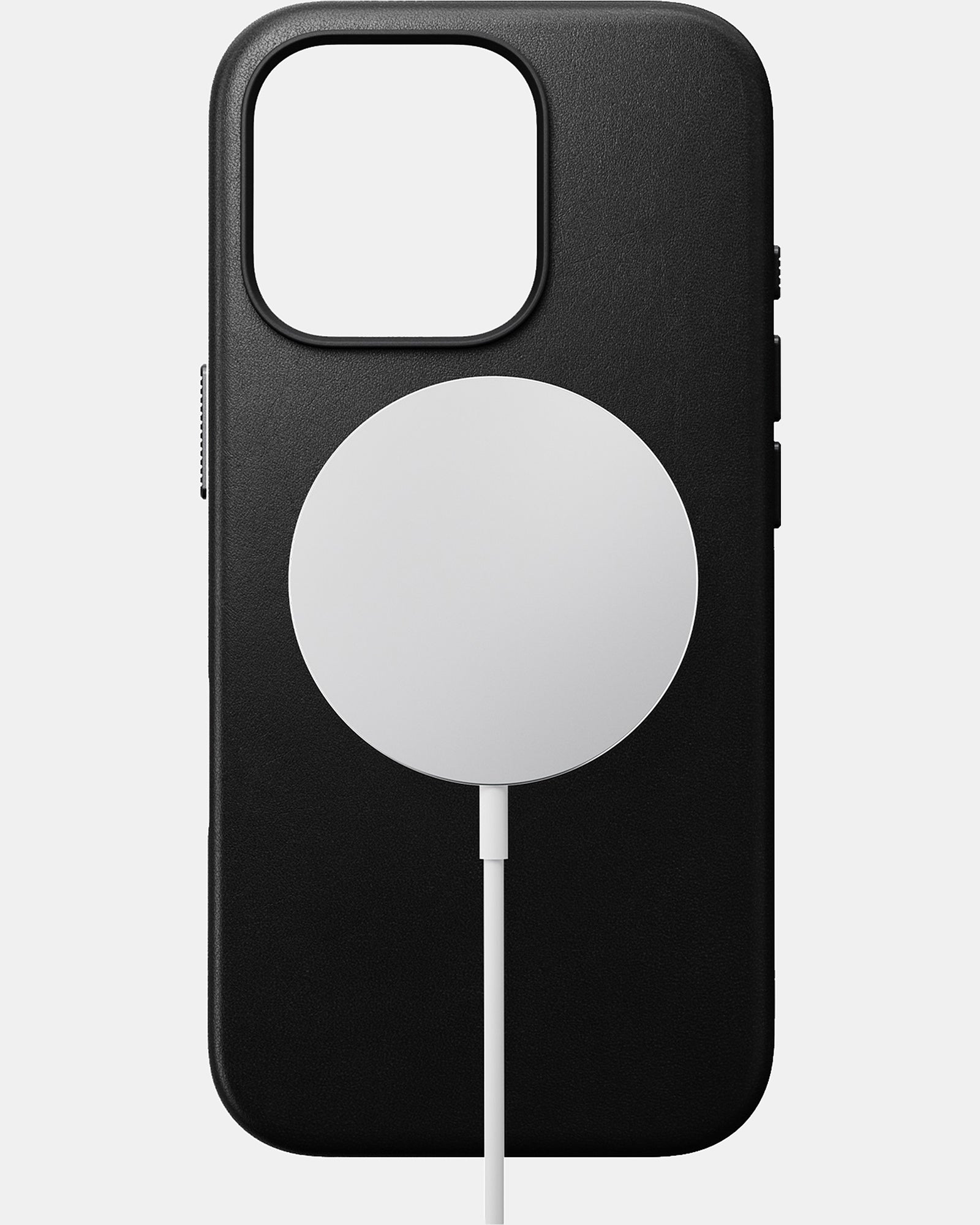 Premium Nomad Genuine Leather Case for iPhone 16 Pro - Slim Protective Cover with RFID Blocking (Black) - Perfect for Business Professionals & Everyday Use