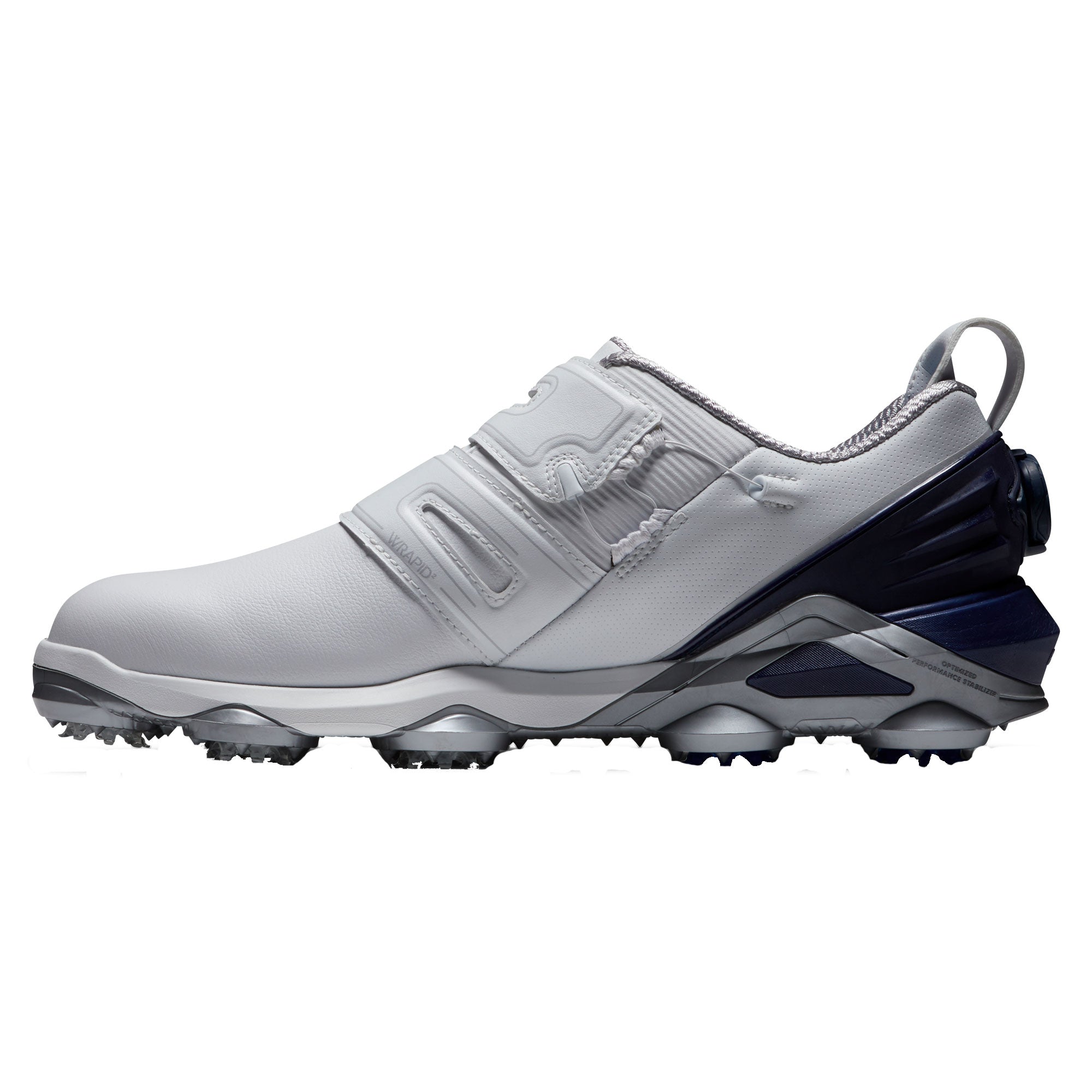 FootJoy Tour Alpha Dual BOA Men's Golf Shoes - Waterproof Spiked Golf Shoes for Men - Comfortable & Stable Performance on the Course - Perfect for Professional & Amateur Golfers
