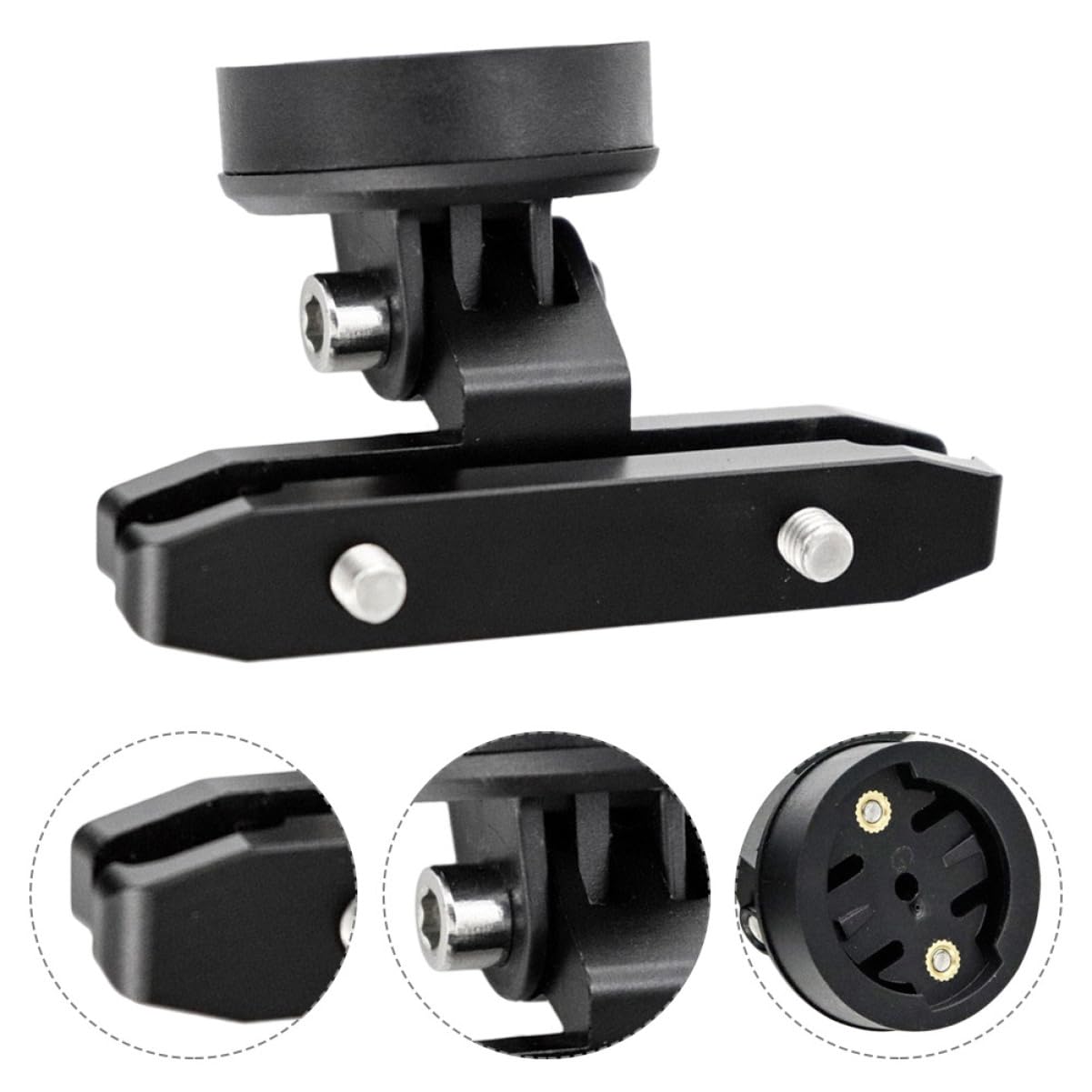 MUSISALY Bike Camera Mount Stand - Adjustable Bicycle Saddle Holder for Action Cameras (GoPro, DJI, Insta360) - Durable Plastic Bike Accessories for Cycling, Commuting & Outdoor Adventures