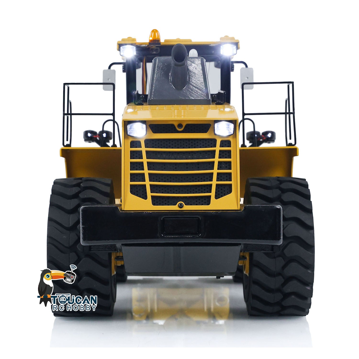1/14 Scale Metal 470 Hydraulic RC Heavy Duty Loader - Remote Control Construction Vehicle with Smoke, Sound & Light - Fully Assembled Wheel Loader Model for Construction Enthusiasts & Collectors - Perfect for RC Hobbyists, Construction Simulation & Display Collections