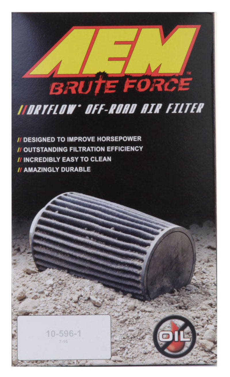 AEM Dryflow Conical Air Filter - 2.75