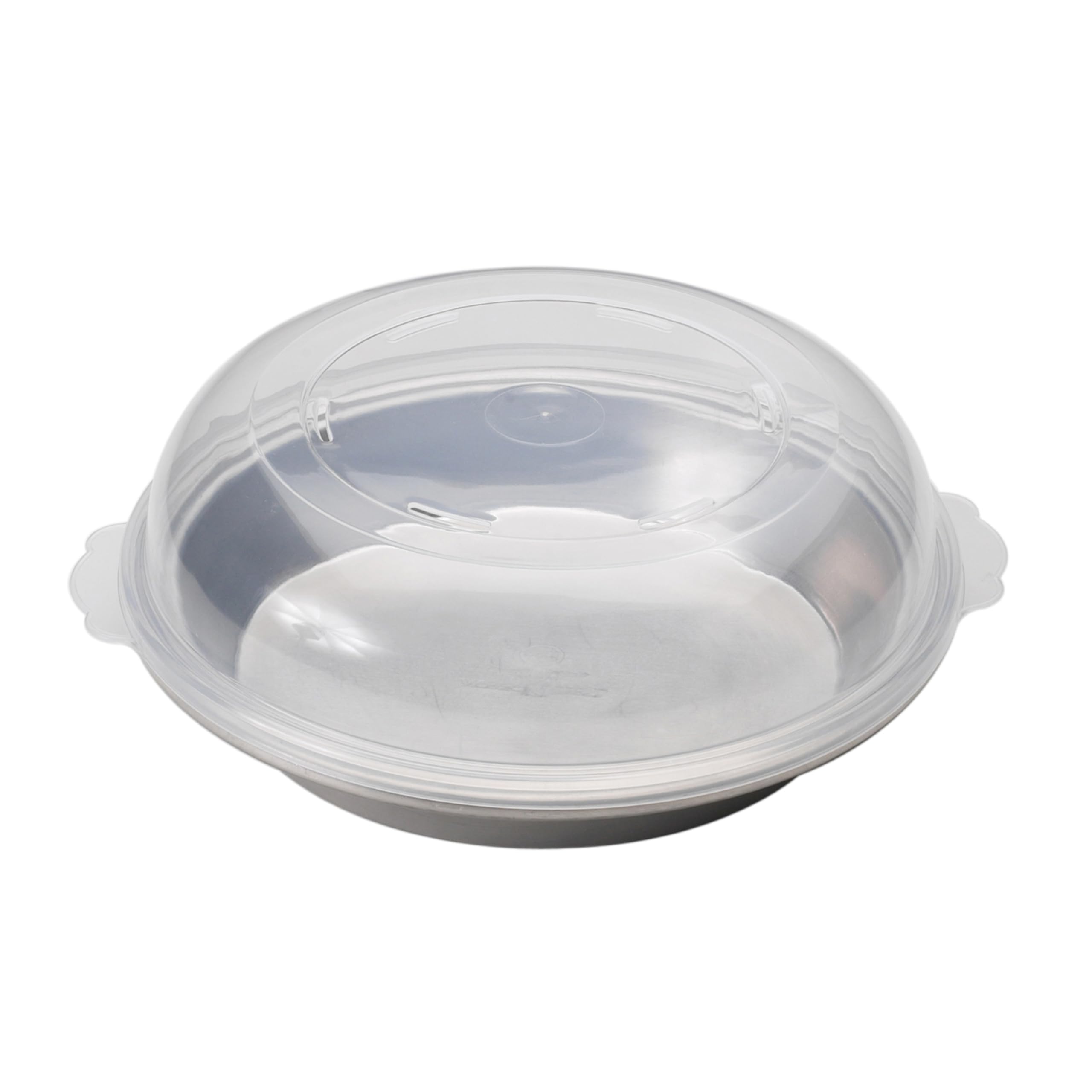 Nordic Ware Naturals High Dome Covered Pie Pan - 9.5 Inch Non-Stick Baking Dish for Apple, Cherry & Pumpkin Pies - Perfect for Thanksgiving, Christmas & Holiday Desserts