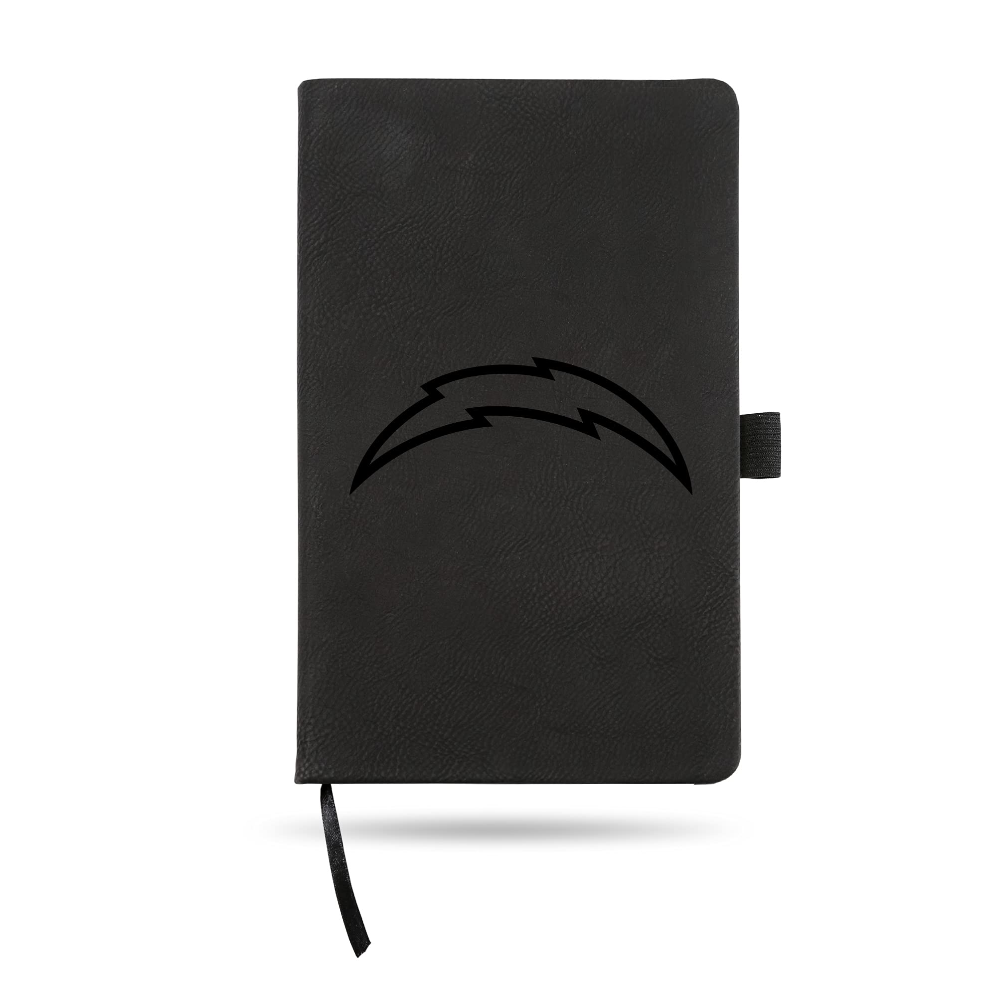 NFL Los Angeles Chargers Black Laser Engraved Small Notepad Journal - 8.25