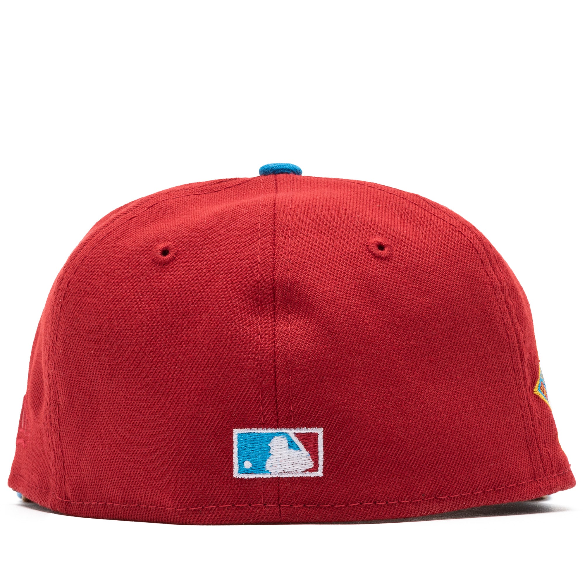 New Era x Politics Texas Rangers 59FIFTY Fitted Hat - Pinot Red/Cardinal Blue - Official MLB Baseball Cap for Men & Women - Perfect for Rangers Games, Sports Events & Streetwear Fashion
