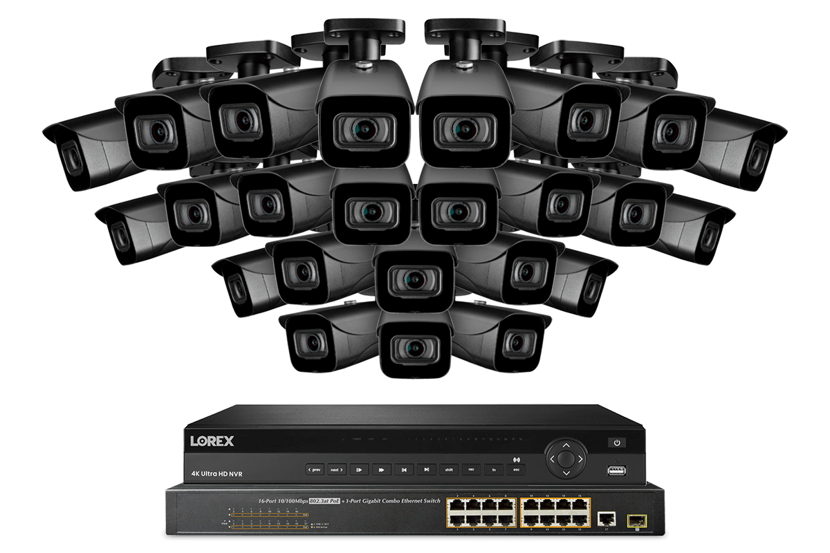 32 Channel NVR Security System with 4K (8MP) IP Cameras - 24/7 Home & Business Surveillance, Night Vision, Remote Monitoring