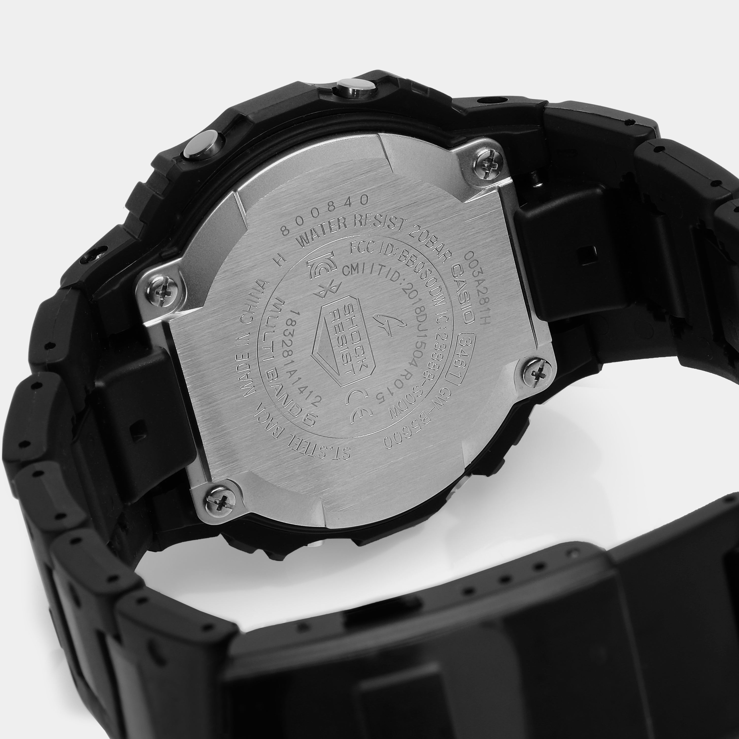 Casio G-Shock GW-B5600-2ER Solar-Powered Bluetooth Digital Watch for Men - Rugged, Waterproof & Shock-Resistant - Perfect for Outdoor Sports, Hiking & Military Use