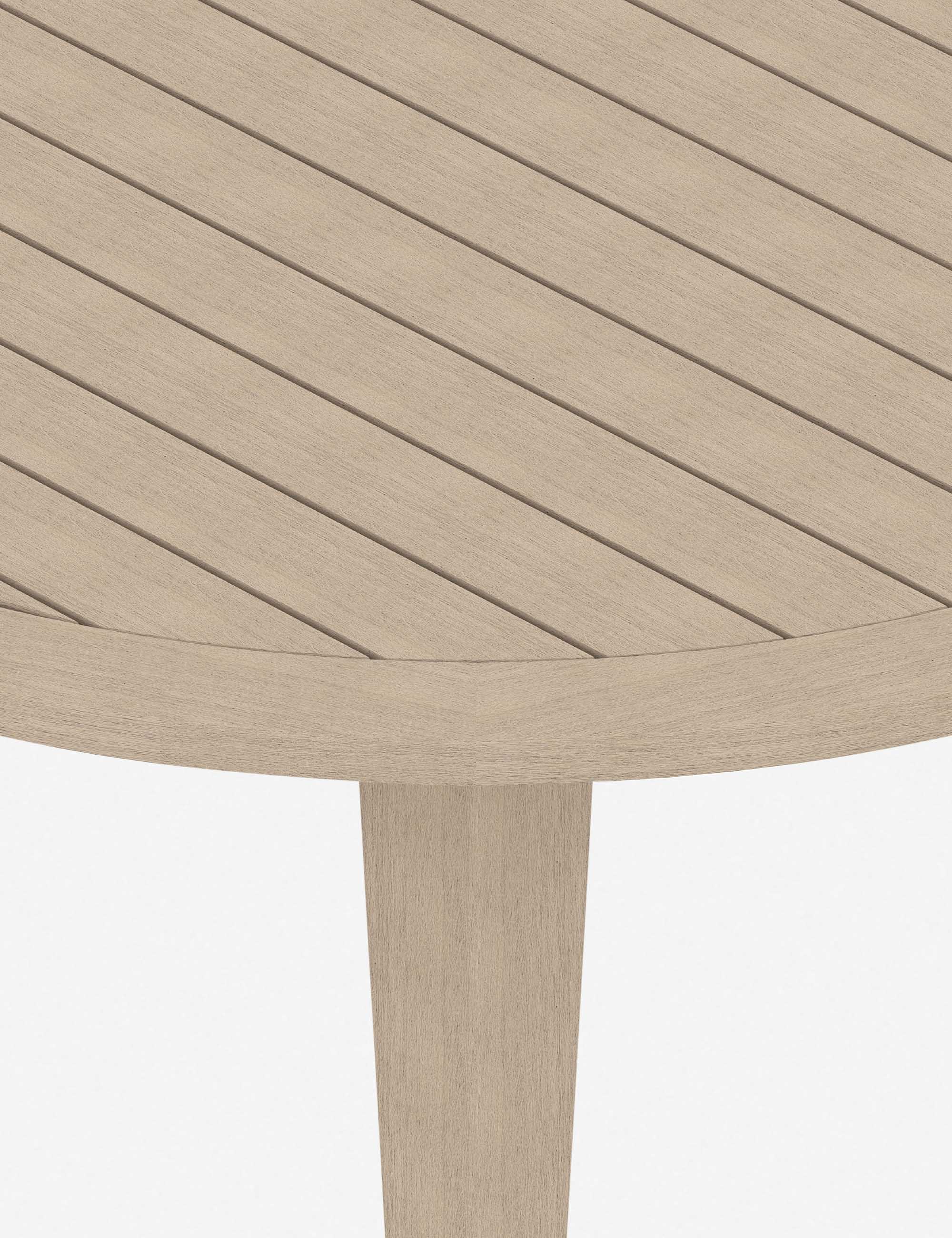 Cadenza Round Dining Table for Indoor & Outdoor Use - Perfect for Patio, Garden, and Backyard Entertaining