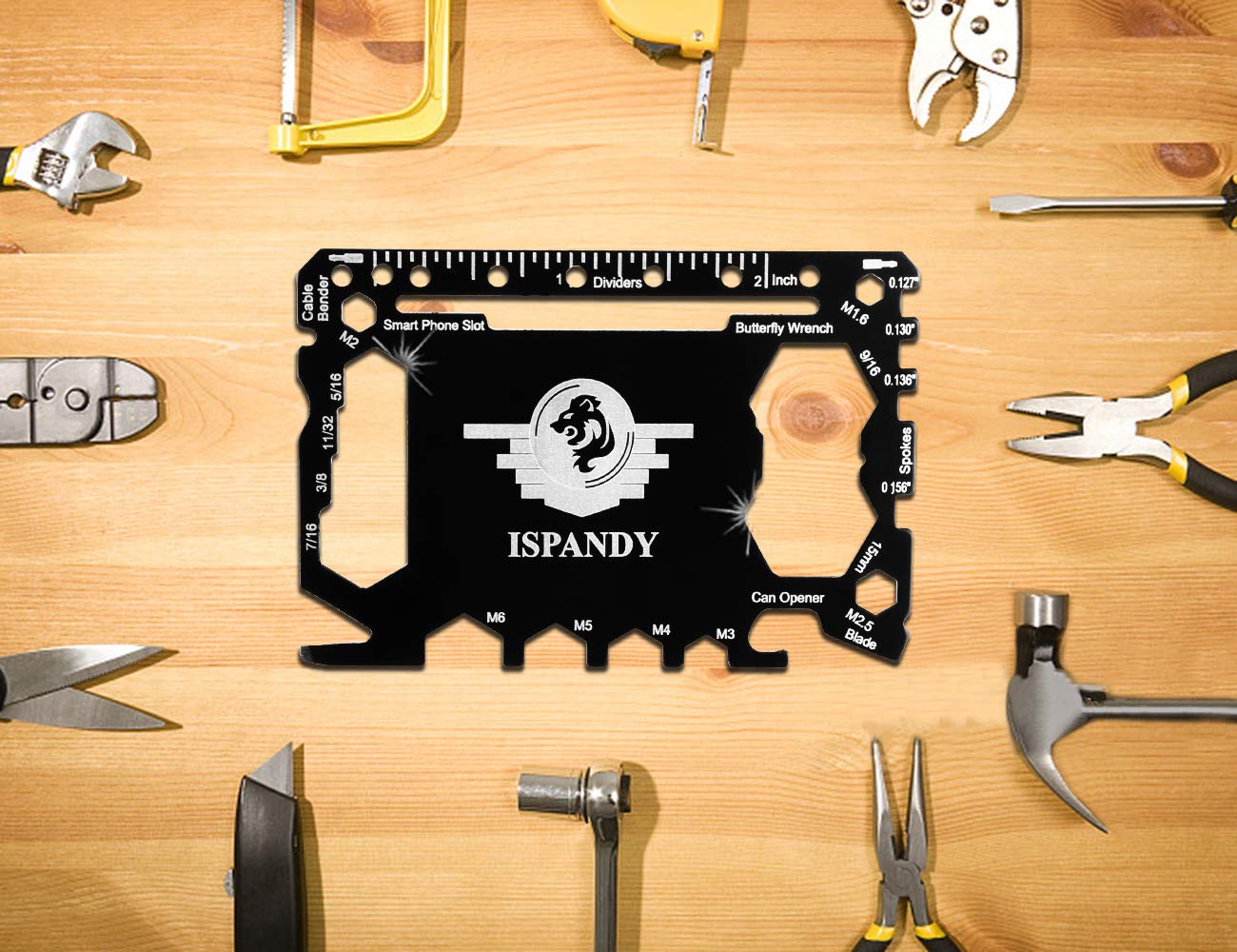7-in-1 Multi-Tool Keychain & 18-in-1 Pocket Tool Set with 46-in-1 Credit Card Tool - Compact Survival Gear for Men - Perfect Father's Day Gift - Essential for Camping, Hiking, Emergency Preparedness & Everyday Carry (EDC) - Ideal for Outdoor Adventures, Home Repairs, Car Maintenance and Survival Kits - Great for Travel, DIY Projects and Emergency Situations