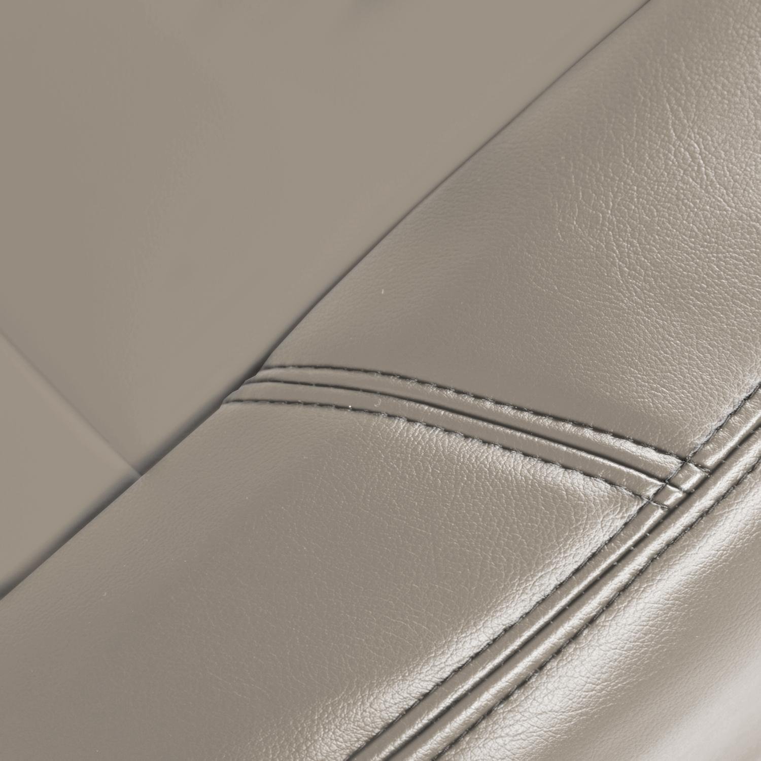 Premium Leatherette Custom Fit Rear 60/40 Bench Seat Cover for Mitsubishi Montero Sport - Cashmere Solid | Durable Car Seat Protector for Pets, Kids & Spills | Perfect for Off-Road Adventures & Daily Commutes