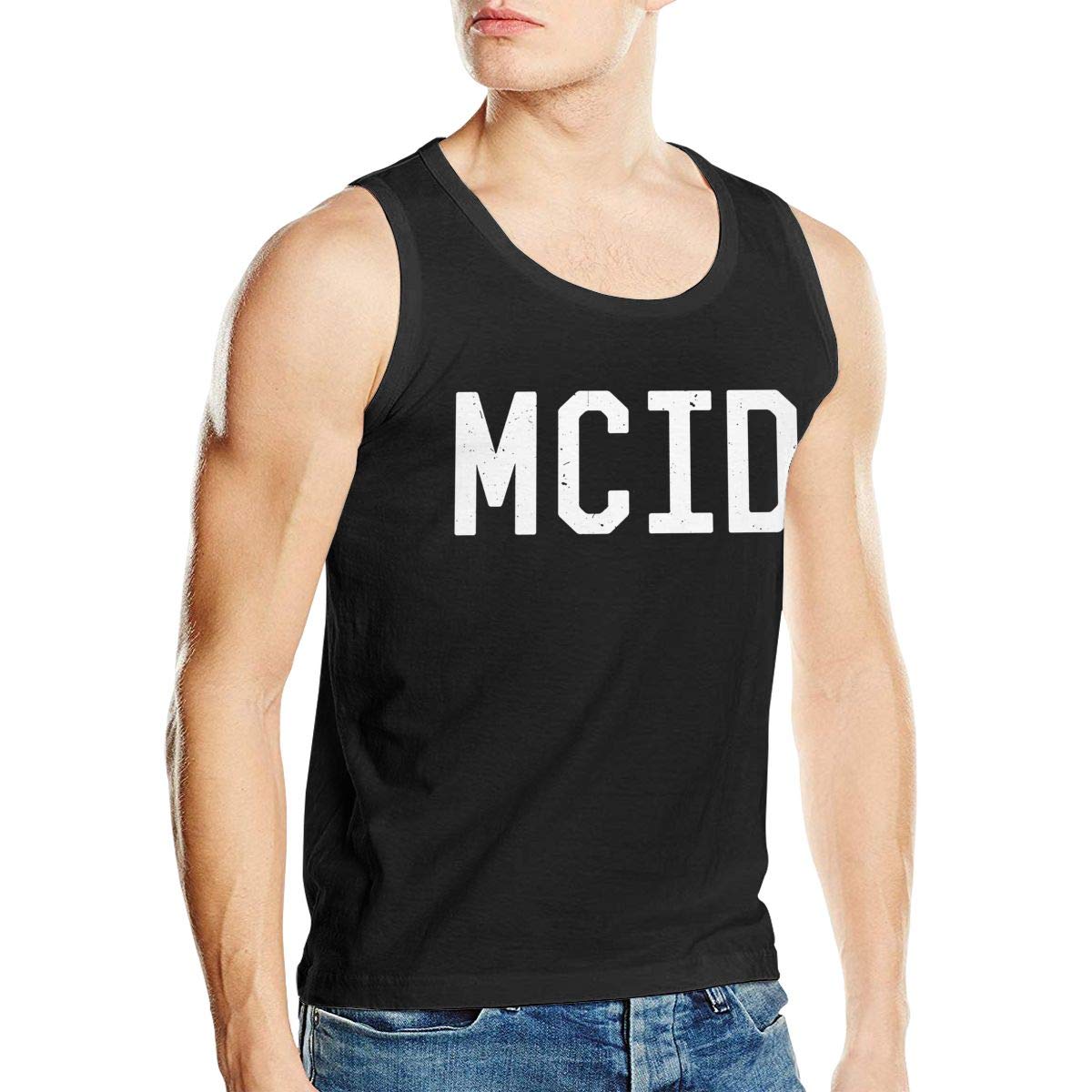AngeloCaroline Men's Summer Tank Top - Breathable Sleeveless Gym Shirt for Workout & Fitness - Perfect for Running, Training & Outdoor Activities