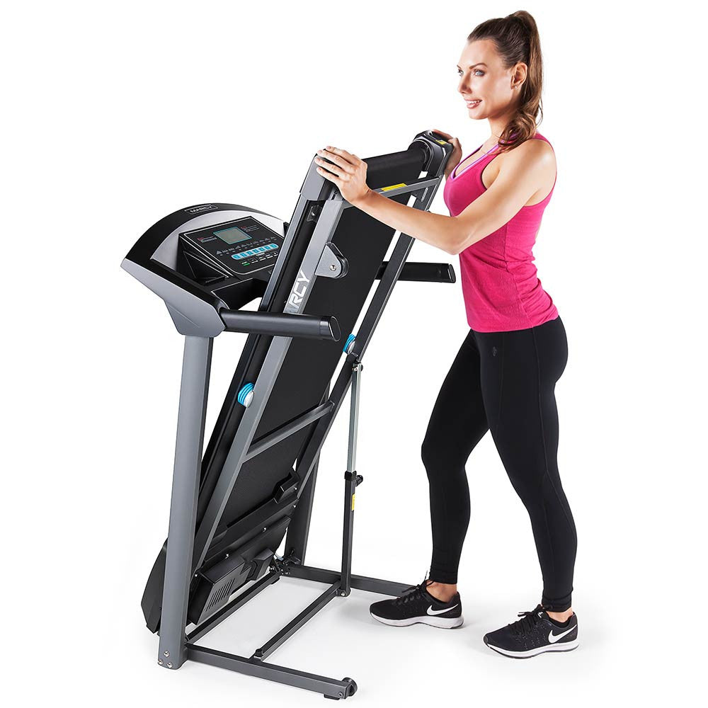 Marcy Motorized Folding Treadmill JX-650W - Compact Home Gym Equipment for Cardio Workouts | Perfect for Small Spaces & Home Fitness
