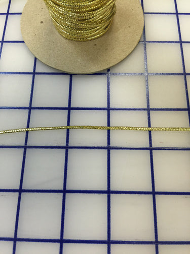 1/16 Inch Elastic Cord - Metallic Gold Stretch String for Jewelry Making, DIY Crafts, and Beading Projects | Perfect for Bracelets, Necklaces, and Hair Accessories