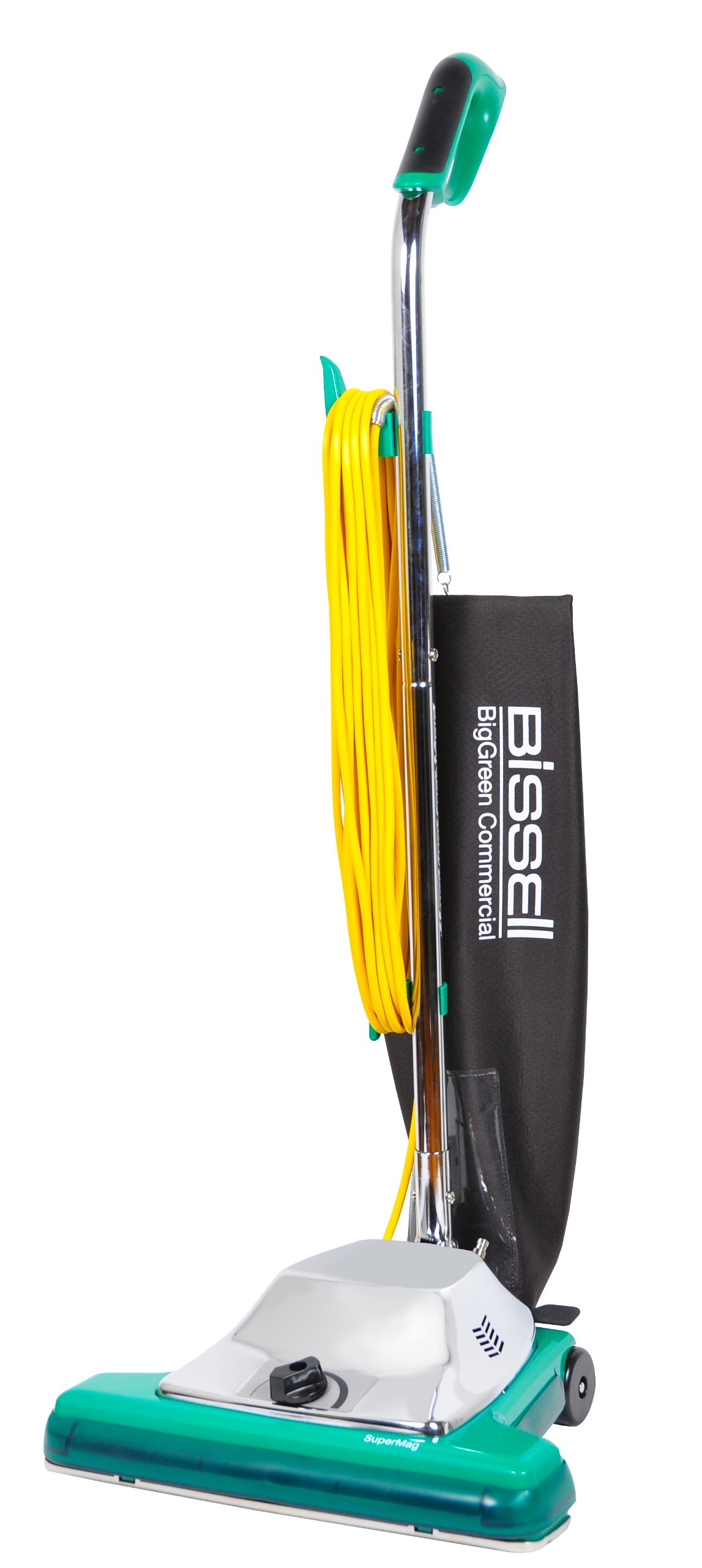 Bissell BigGreen Commercial BG102H ProBag Upright Vacuum Cleaner with Comfort Grip Handle & Magnet Technology - 870W Powerful Suction, 16