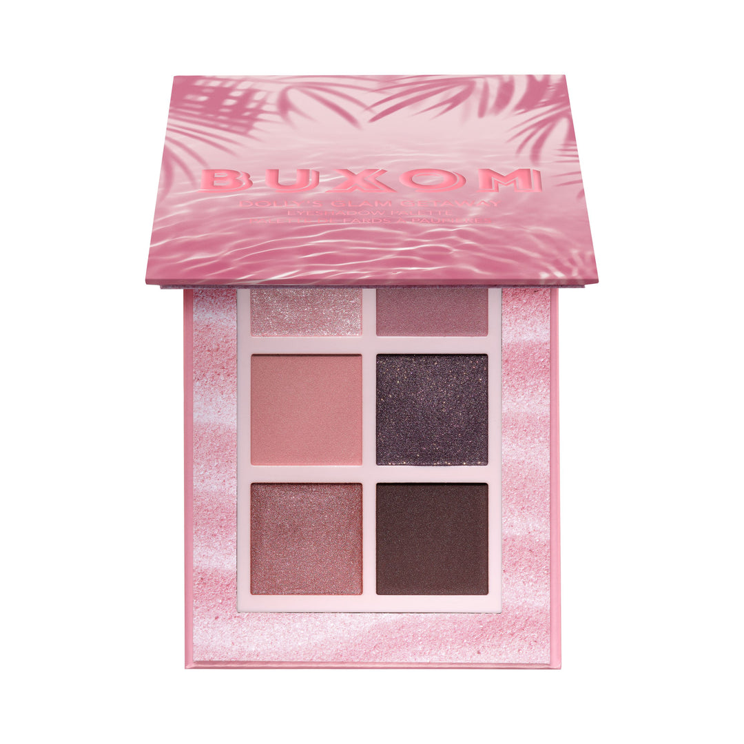 Buxom Dolly's Glam Getaway Eyeshadow Palette - 16 Highly Pigmented Shades for Day & Night Makeup Looks | Perfect for Parties, Date Nights & Special Occasions
