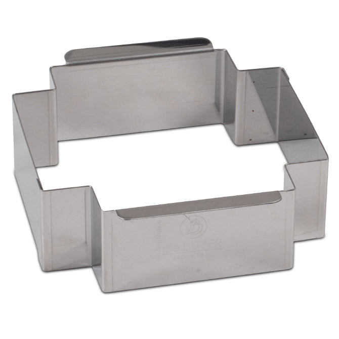 8cm Square Tart Dough Cutter - Stainless Steel Pastry Tool for Perfect 3.14 Inch Tarts | Ideal for Baking Pies, Quiches & Mini Desserts