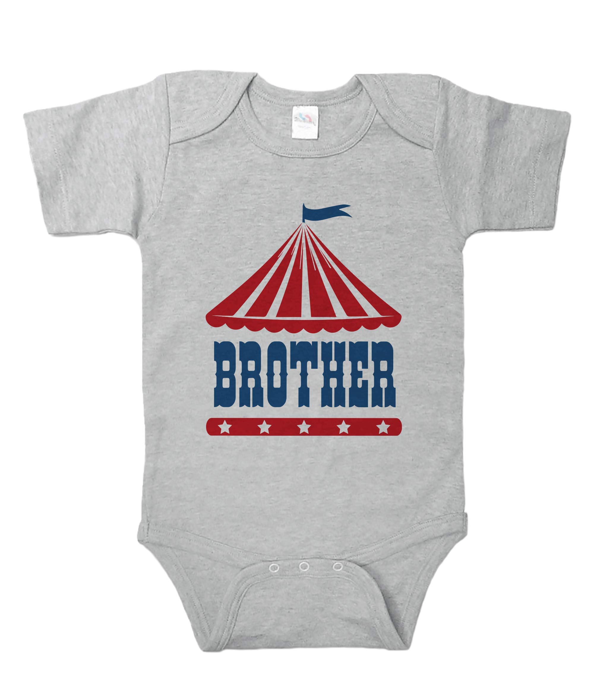 7 Ate 9 Apparel Boys' Birthday Circus Romper - Cute Baby One-Piece Outfit for Birthday Parties, Photo Shoots & Special Occasions