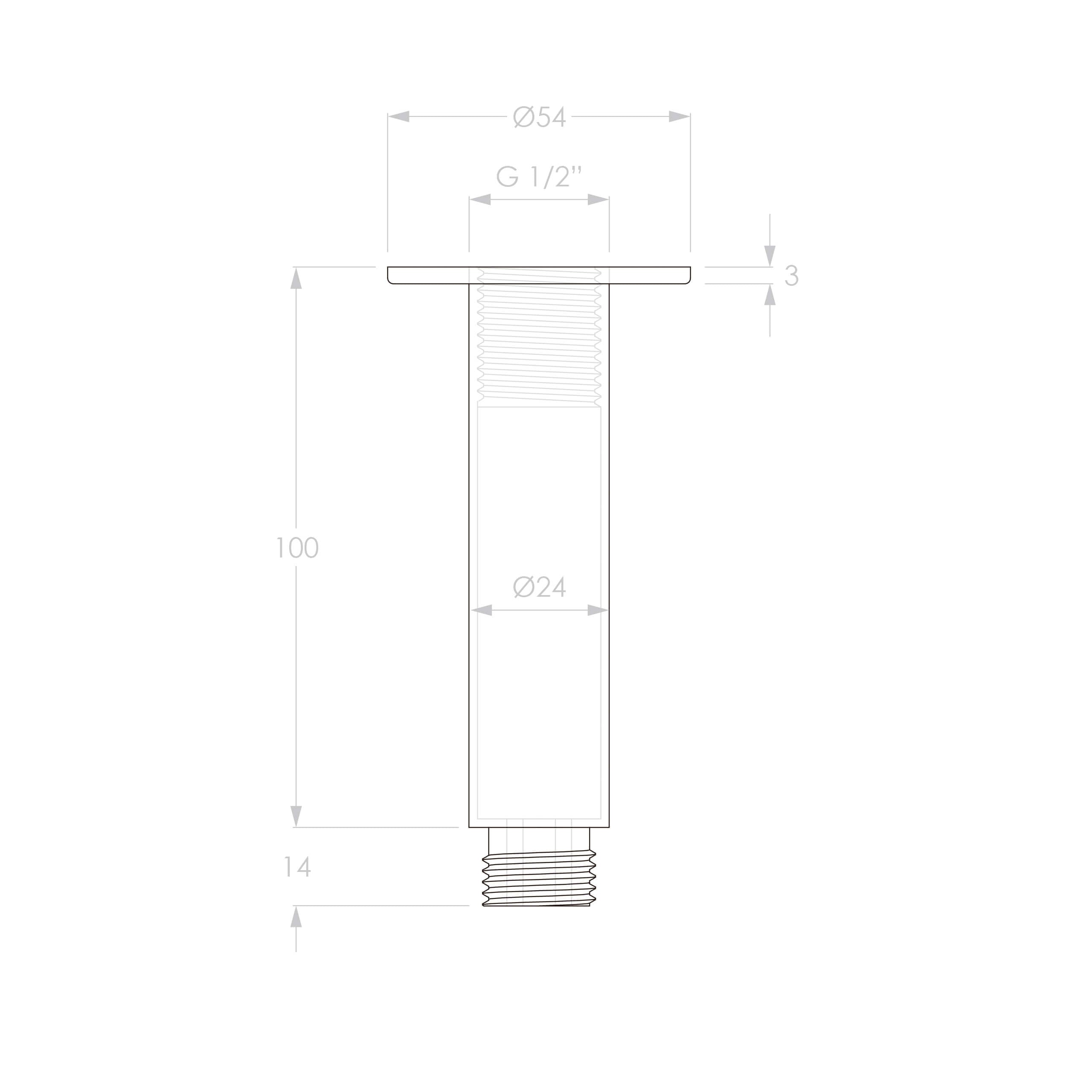 ADP Soul Shower Dropper 100 Brushed Nickel - Premium Bathroom Faucet for Modern Showers | Perfect for Home Renovation & Spa-Like Bathroom Upgrades