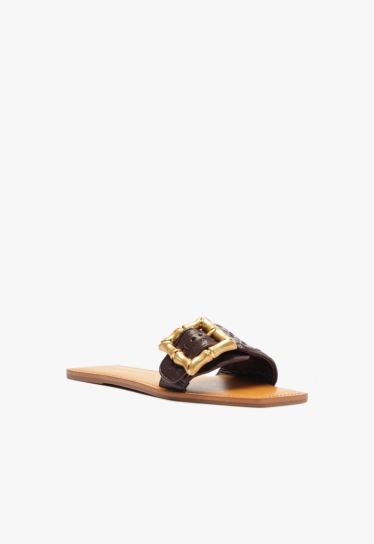 Enola Woven Leather Sandals for Women - Comfortable Summer Slide Sandals with Adjustable Straps | Perfect for Beach, Vacation & Casual Outfits