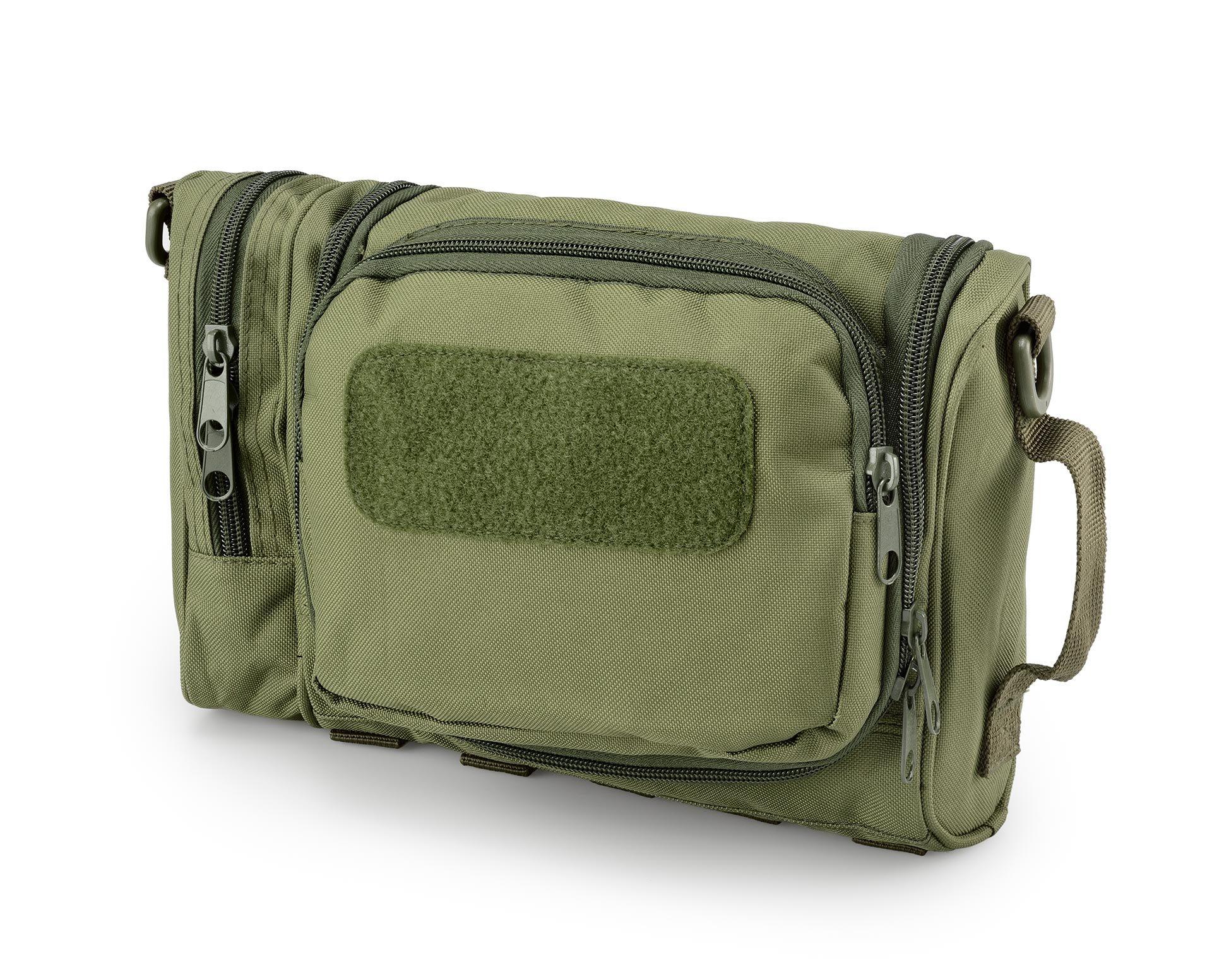 Compact 600D OD Green Beauty Bag by DEFCON 5 - Travel Makeup Organizer for Women | Perfect for Gym, Camping & Everyday Essentials Storage