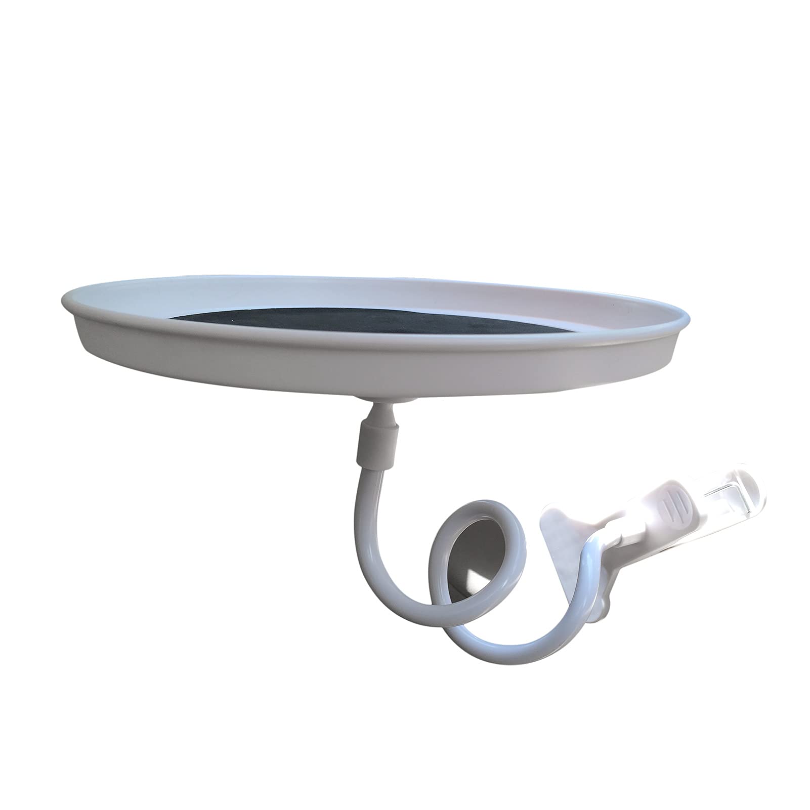 360° Swivel Adjustable Car Dining Tray - Foldable Food Table with Cup Holder, Snack Storage Organizer for Road Trips, Commuting & Eating in Car