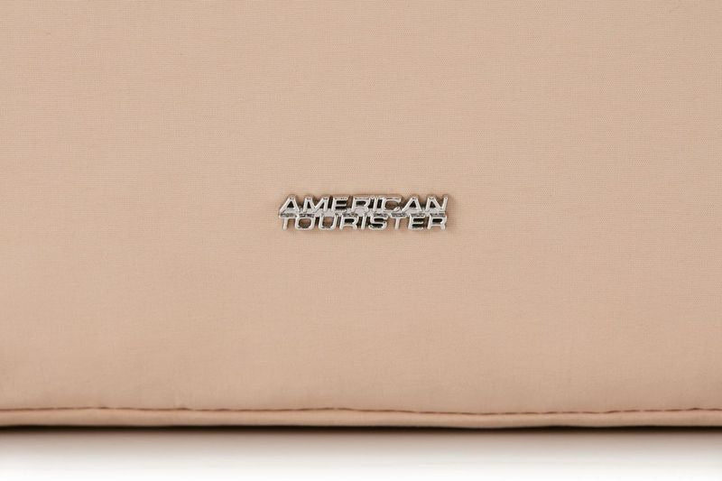 American Tourister Bridget Backpack ASR - Light Taupe Travel Backpack for Women & Men, Durable Carry-On Backpack for School, Work, Commuting & Weekend Trips