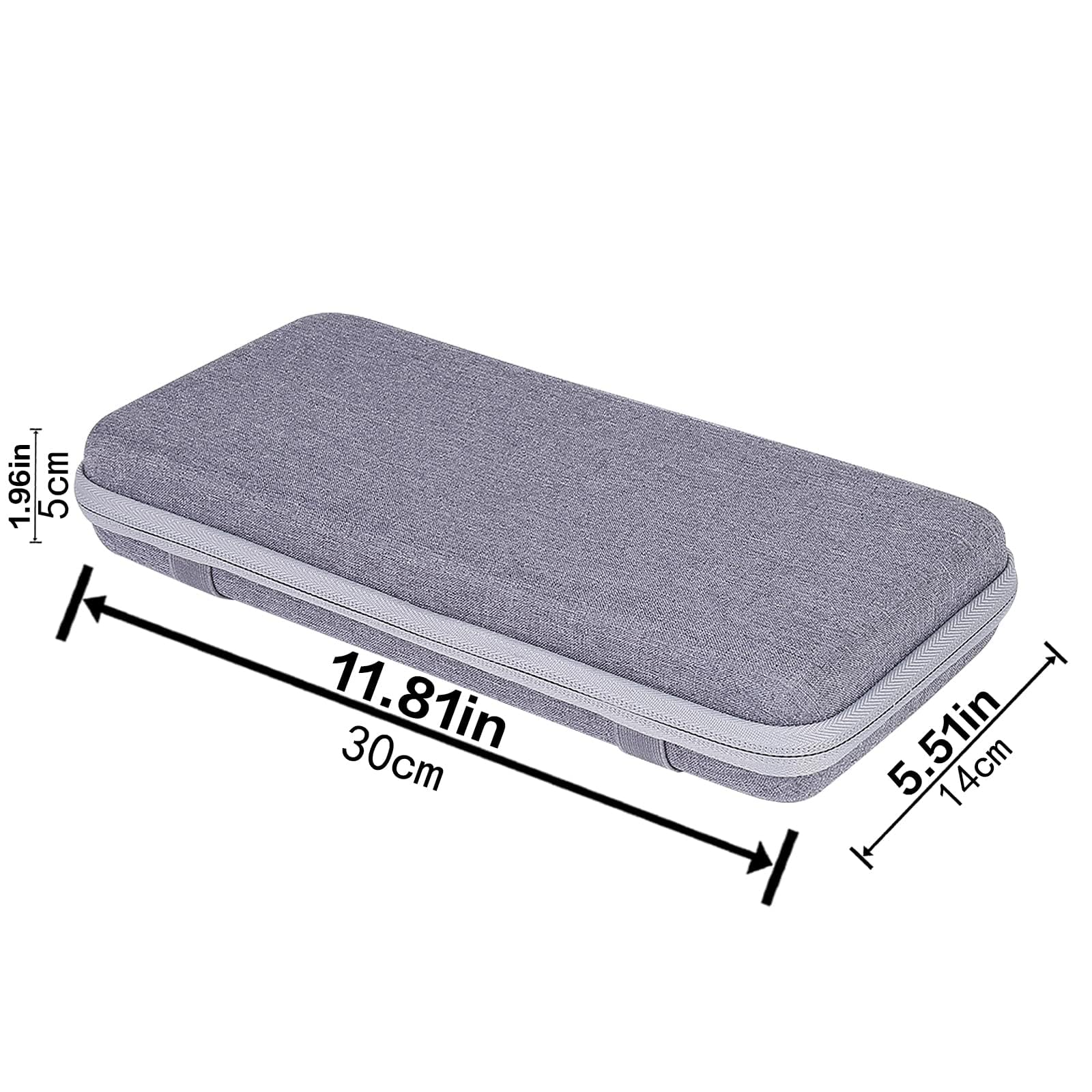 Razer Huntsman Mini 60% Hard Travel Case - Mercury White for Gaming Keyboards | Portable Protection