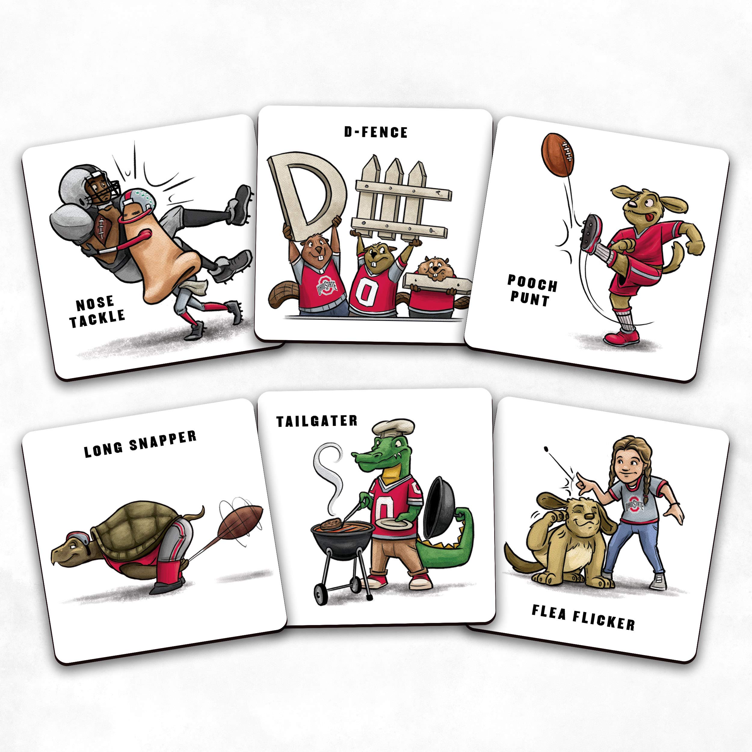 【YouTheFan NCAA Memory Match Game】- 提升记忆力的趣味桌游，适合家庭聚会与教育场景