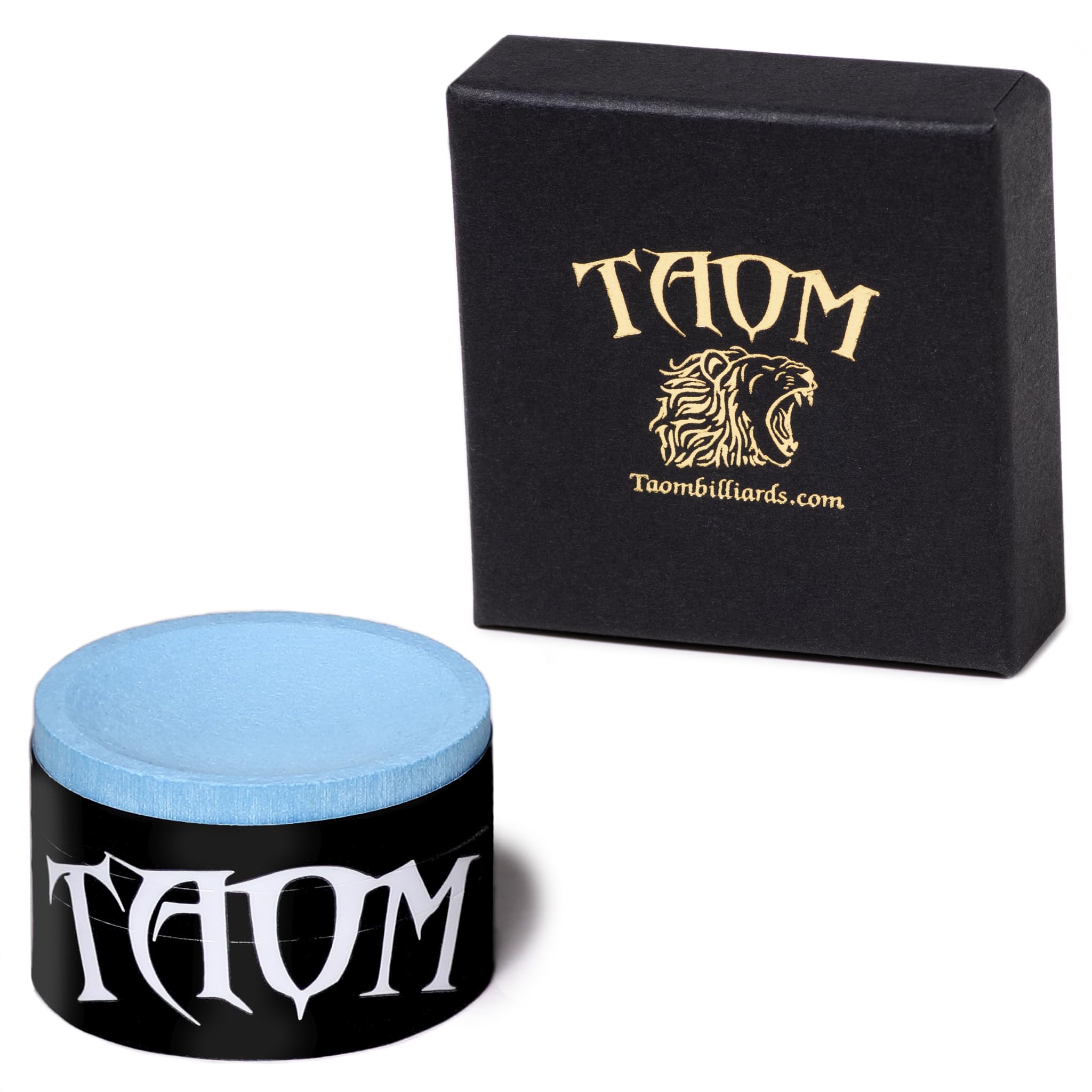 Premium TAOM Pyro Billiard Pool Cue Chalk - Blue (Branded Box) | High-Performance Snooker & Pool Accessory for Professional Players & Home Game Rooms