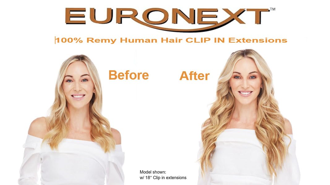 EURONEXT Clip-in Hair Extensions 18